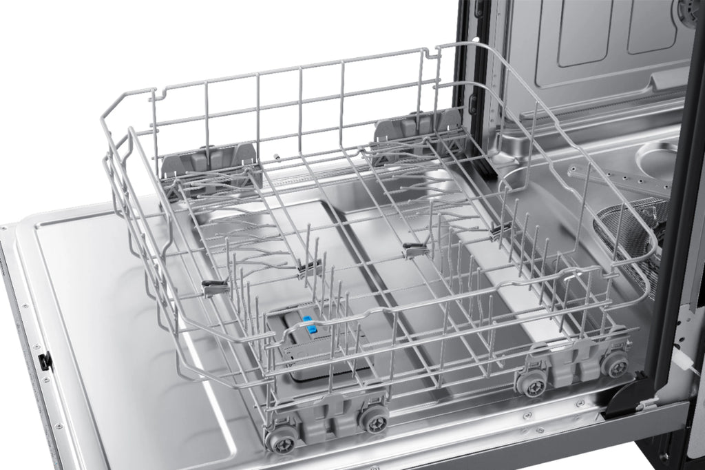 Samsung - StormWash 24 Top Control Built-In Dishwasher with AutoRelease Dry, 3rd Rack, 42 dBA - Stainless steel