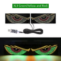 Car Windshield LED Display Panel with Remote Control and Music Sync