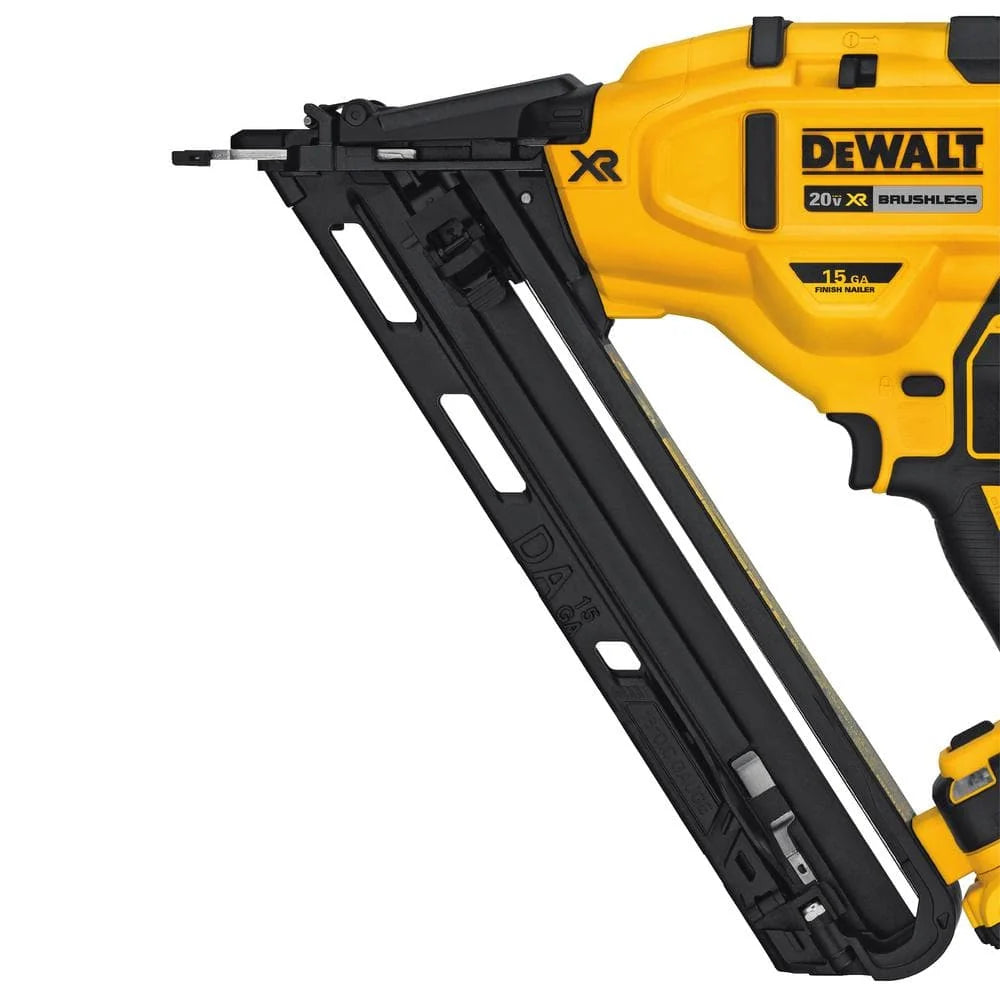 20V MAX XR Lithium-Ion Cordless 15-Gauge Angled Finish Nailer (Tool Only) DCN650B