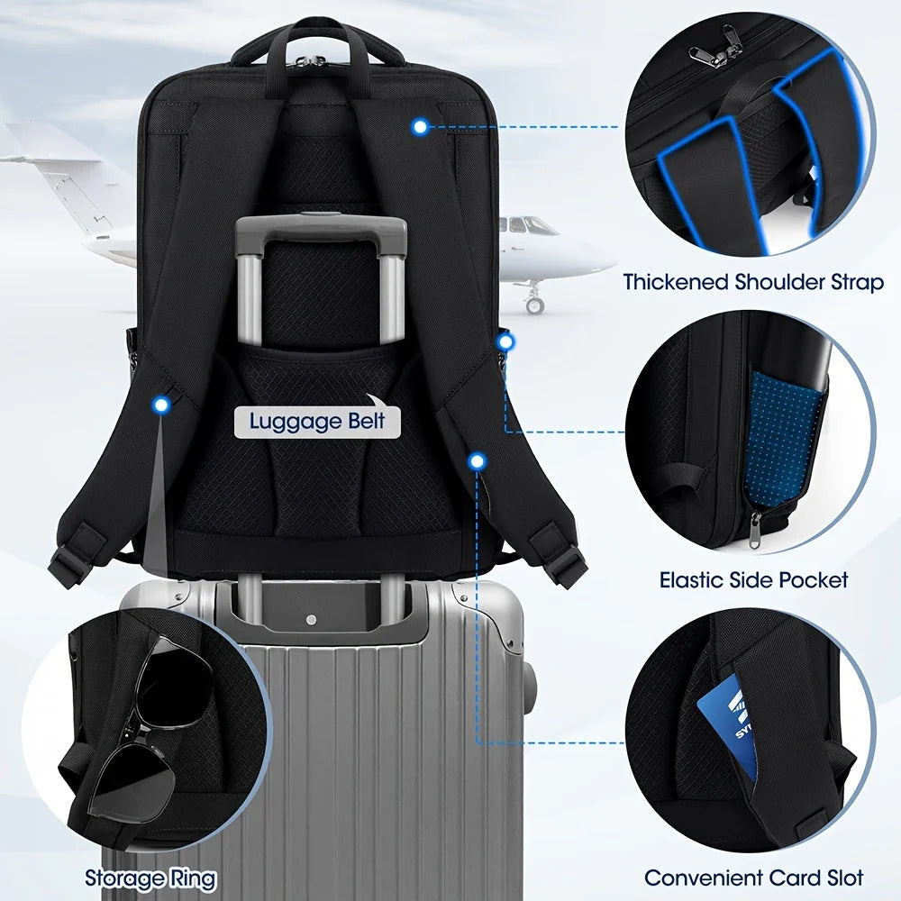 15.6  Business Laptop Backpack: Perfect for Work, Travel, & School