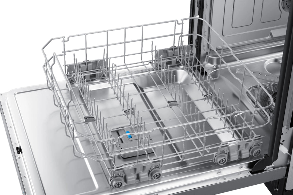 Samsung - StormWash 24 Top Control Built-In Dishwasher with AutoRelease Dry, 3rd Rack, 42 dBA - Stainless steel
