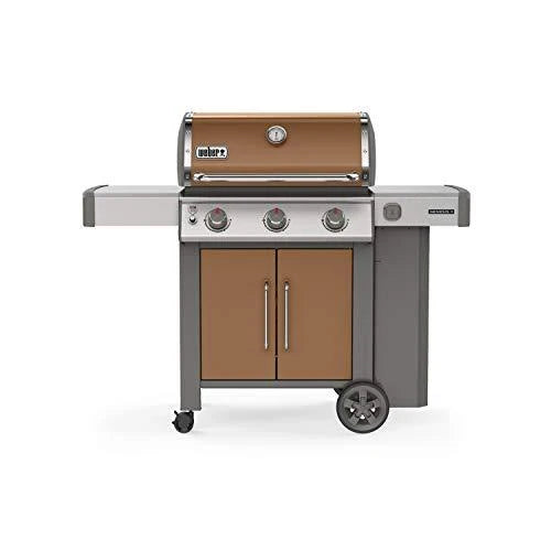 Weber 61025001 Genesis II E-315 3-Burner Propane Gas Grill in Copper with Built-In Thermometer