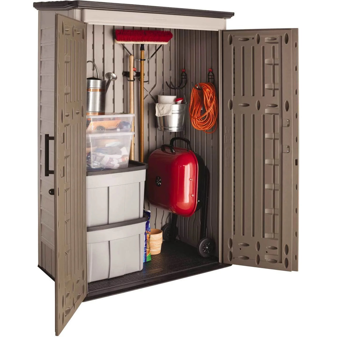 Rubbermaid Large Vertical 52 Cu.Ft. Outdoor Storage Building Shed