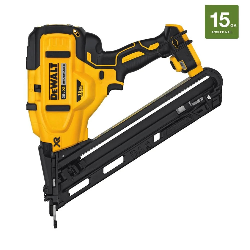 20V MAX XR Lithium-Ion Cordless 15-Gauge Angled Finish Nailer (Tool Only) DCN650B