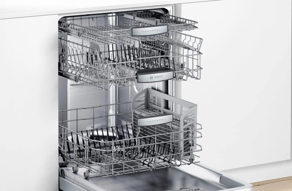 Bosch - 800 Series 24 Top Control Built-In Dishwasher with CrystalDry, Stainless Steel Tub, 3rd Rack, 40 dBa - Stainless steel
