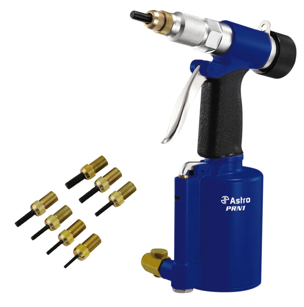 Astro Pneumatic Tool PRN1 3/8-Inch Capacity Pneumatic Rivet Nut Setting Kit - Metric & SAE