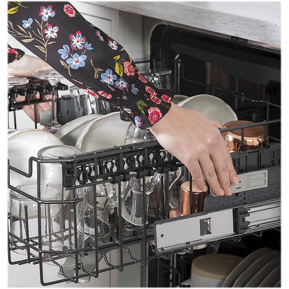 Café - 24 Top Control Tall Tub Built-In Dishwasher with Stainless Steel Tub - Stainless steel