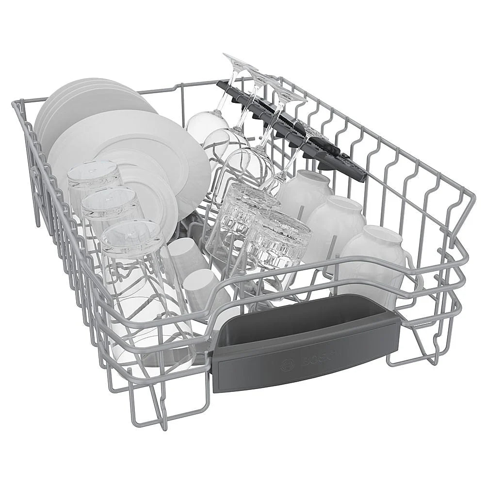 Bosch - 800 Series 18 Top Control Smart Built-In Dishwasher with 3rd Rack and 44 dBA - Silver