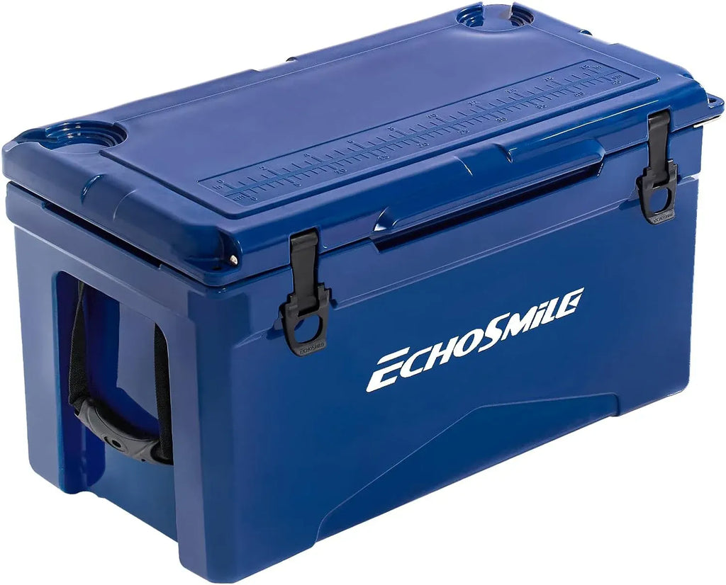 EchoSmile 25/30/35/40/60/75 Quart Rotomolded Cooler, Built to Stand up to The Rigors of The Journey