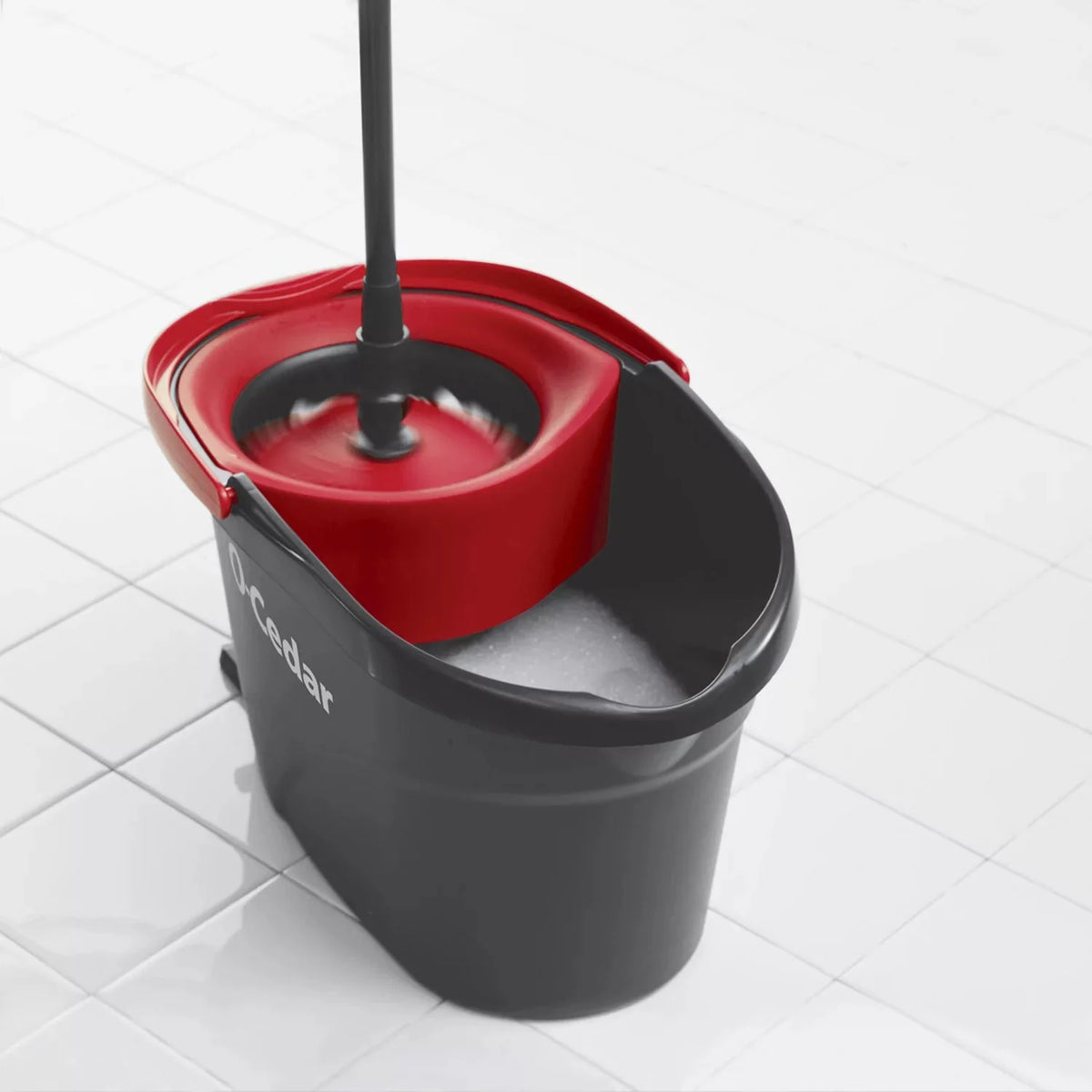 O-Cedar Easy Wring Spin Mop and Bucket System with 3 Extra Refills💝 Last Day For Clearance