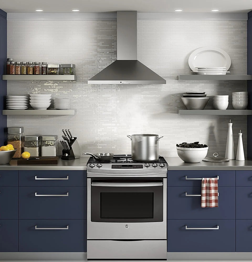GE - 36 Convertible Range Hood - Stainless steel
