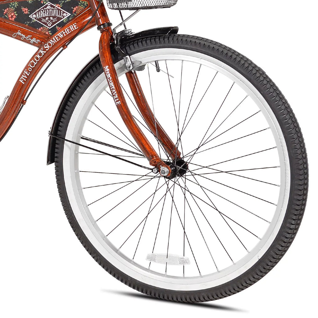 Kent 26 Margaritaville Men's Cruiser Bike, Wood Grain Color