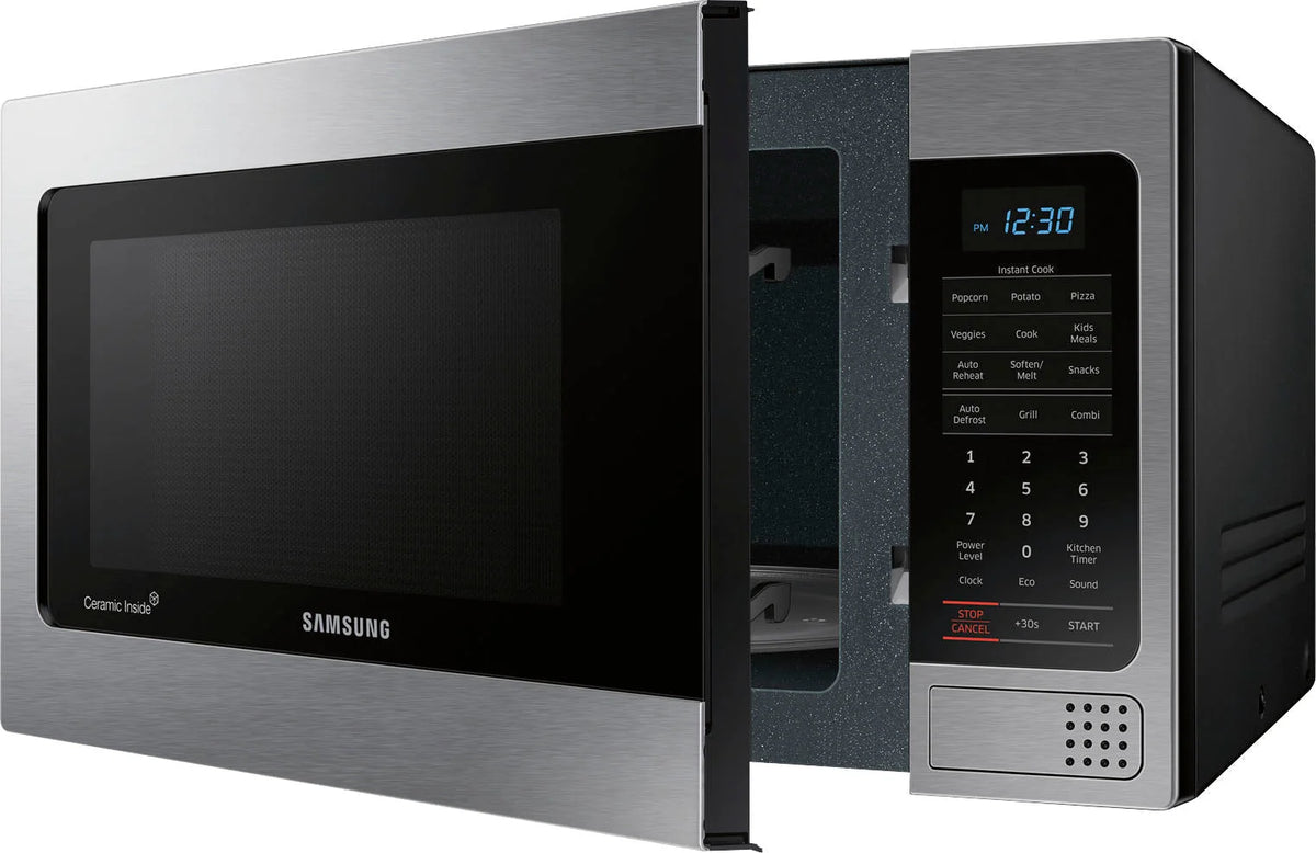 Samsung - 1.1 Cu. Ft. Countertop Microwave with Grilling Element - MG11H2020CT