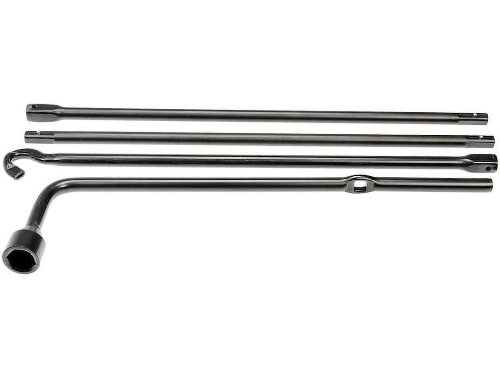 Spare Tire Jack Handle and Wheel Lug Wrench - Black - Compatible with 2007 - 2018 Toyota Tundra 2008 2009 2010 2011 2012 2013 2014 2015 2016 2017
