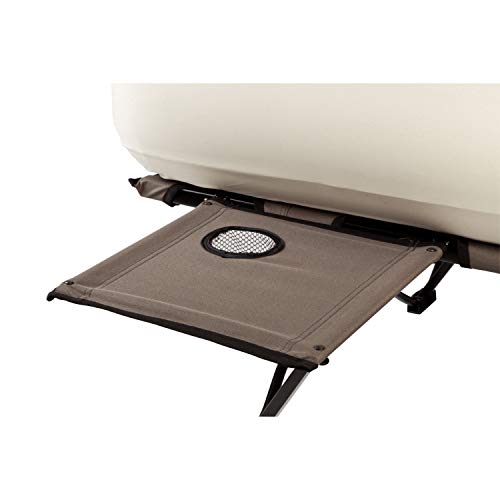 Coleman Cot and Thick Queen Air Mattress Combo Side Tables， Pump Included
