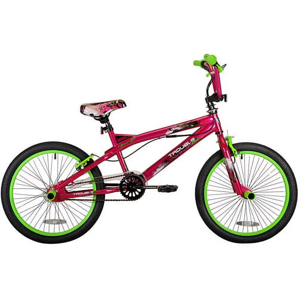 Kent 20 Trouble Girl's BMX Bike, Pink