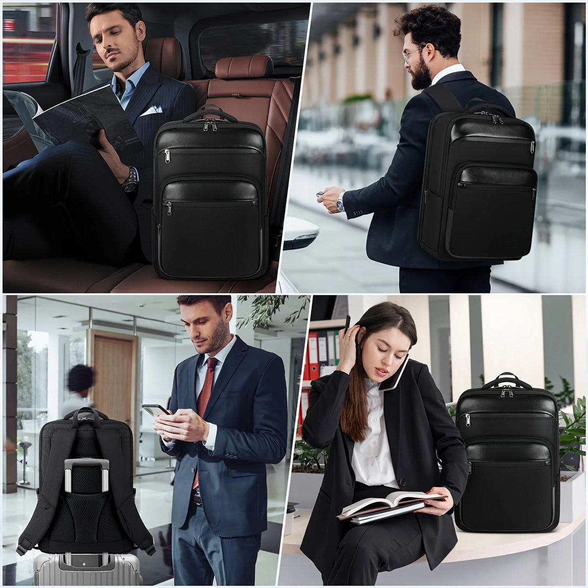 15.6  Business Laptop Backpack: Perfect for Work, Travel, & School