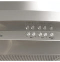 GE Profile - Designer 36 Convertible Range Hood - Stainless steel