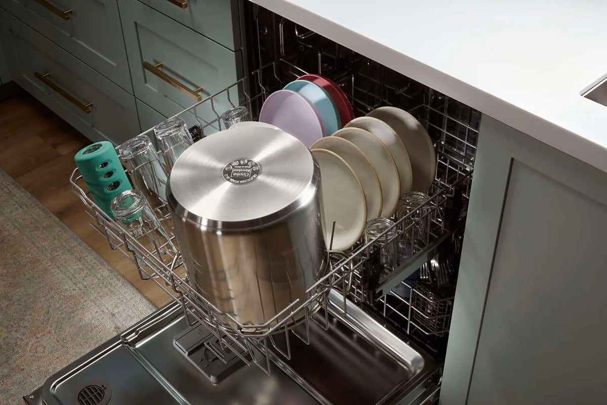 Whirlpool - 24 Top Control Built-In Dishwasher with Stainless Steel Tub, Large Capacity with Tall Top Rack, 50 dBA - Black