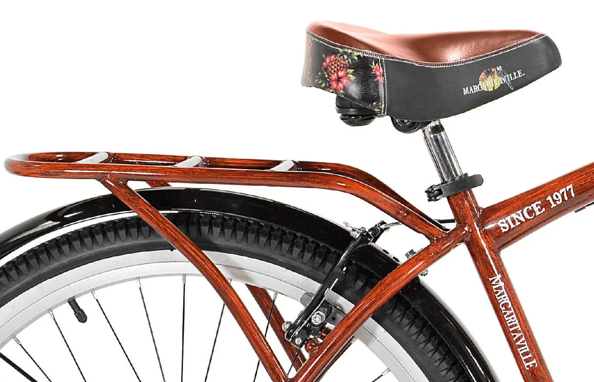 Kent 26 Margaritaville Men's Cruiser Bike, Wood Grain Color