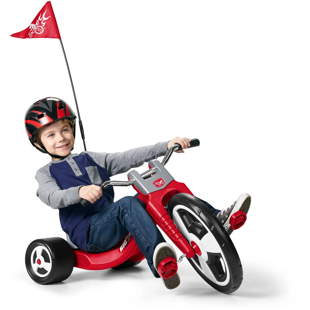 Radio Flyer Big Flyer Sport， Chopper Tricycle， 16 Front Wheel， Red