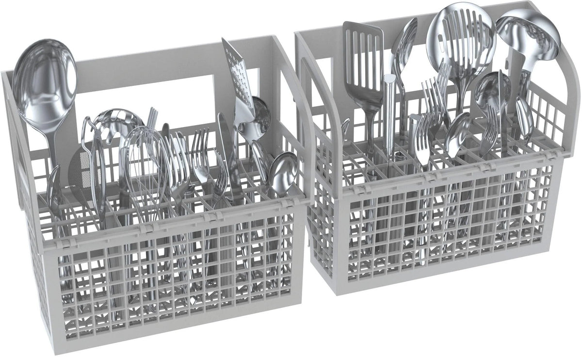 Bosch - 800 Series 24 Top Control Built-In Dishwasher with CrystalDry, Stainless Steel Tub, 3rd Rack, 40 dBa - Stainless steel