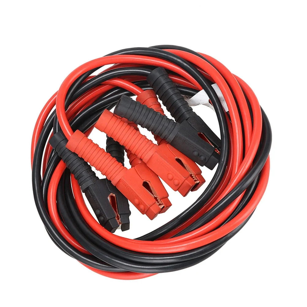 ARTEA 6m 3000A Car Battery Power Emergency Cable Jump Start Firing Line Power Wire Copper Clip Clamp Boost Cord Corriente Bateria Auto (Black and Red)