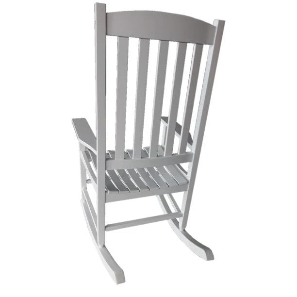 Mainstays Outdoor Wood Porch Rocking Chair， White Color， Weather Resistant Finish💝 Last Day For Clearance