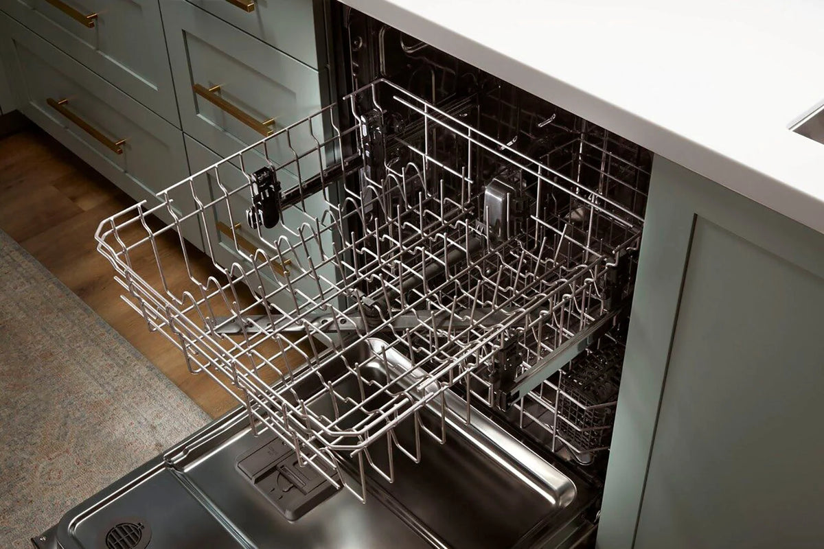 Whirlpool - 24 Top Control Built-In Dishwasher with Stainless Steel Tub, Large Capacity with Tall Top Rack, 50 dBA - Black