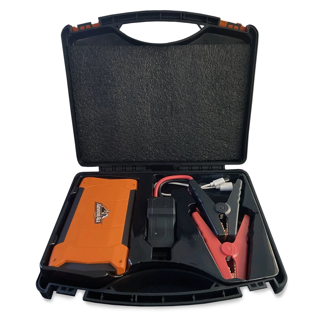 Armor All Emergency Jump Starter Power, 3 Different Emergency LED Lights, 600 Amps, 7200 mAh