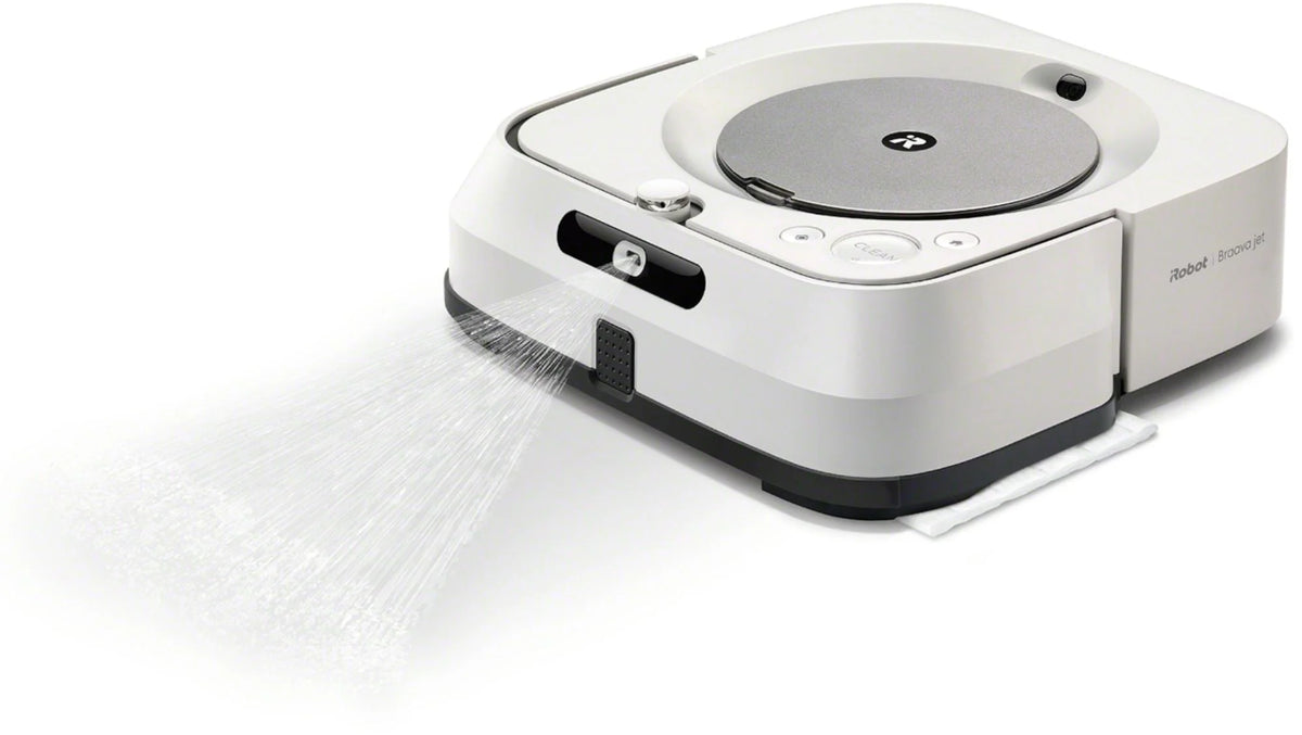 iRobot - Braava jet m6 Wi-Fi Connected Robot Mop - White