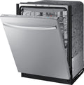Samsung - StormWash 24 Top Control Built-In Dishwasher with AutoRelease Dry, 3rd Rack, 42 dBA - Stainless steel