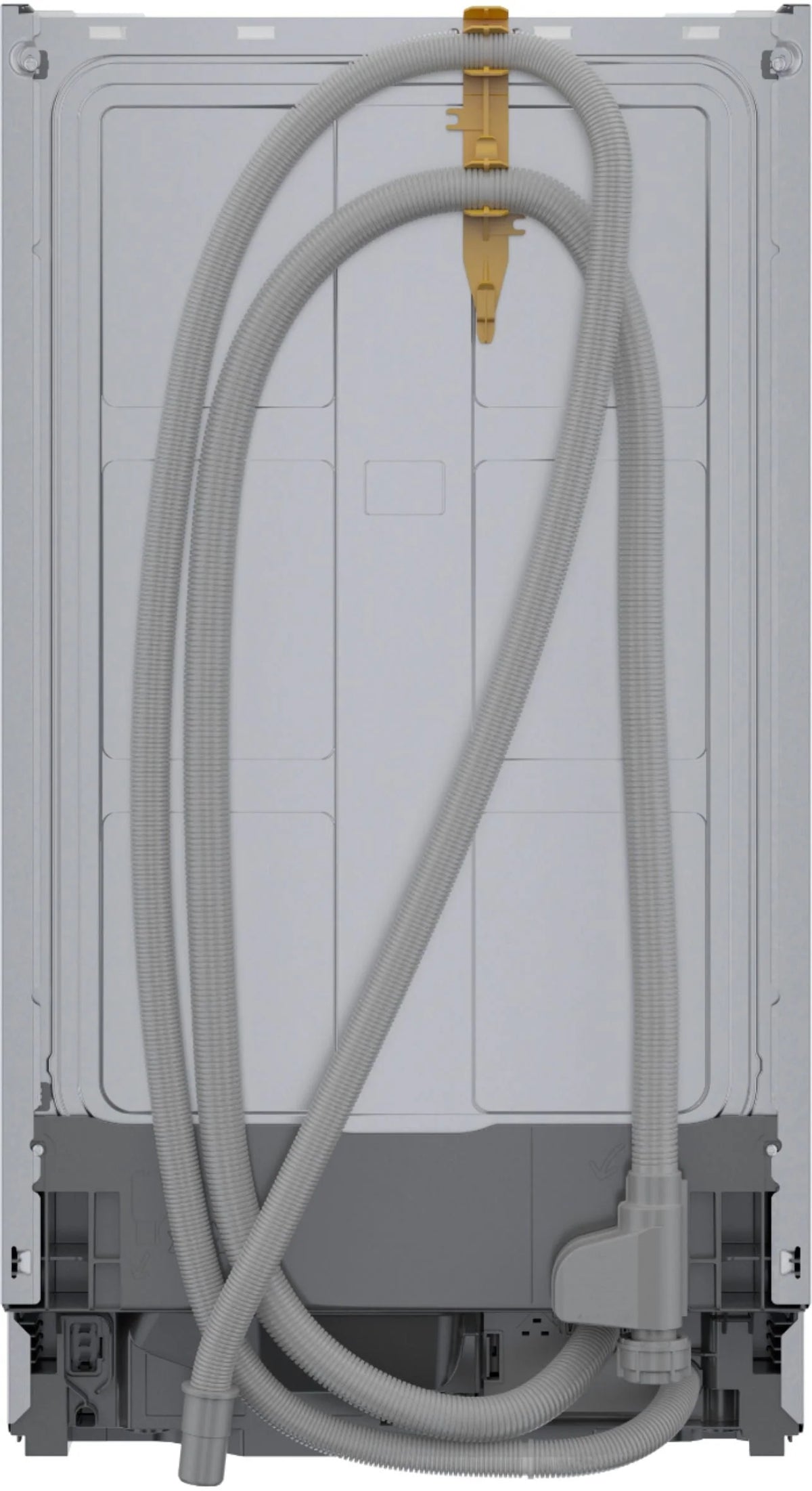 Bosch - 300 Series 18 Front Control Smart Built-In Dishwasher with 3rd Rack and 46 dBA - Silver