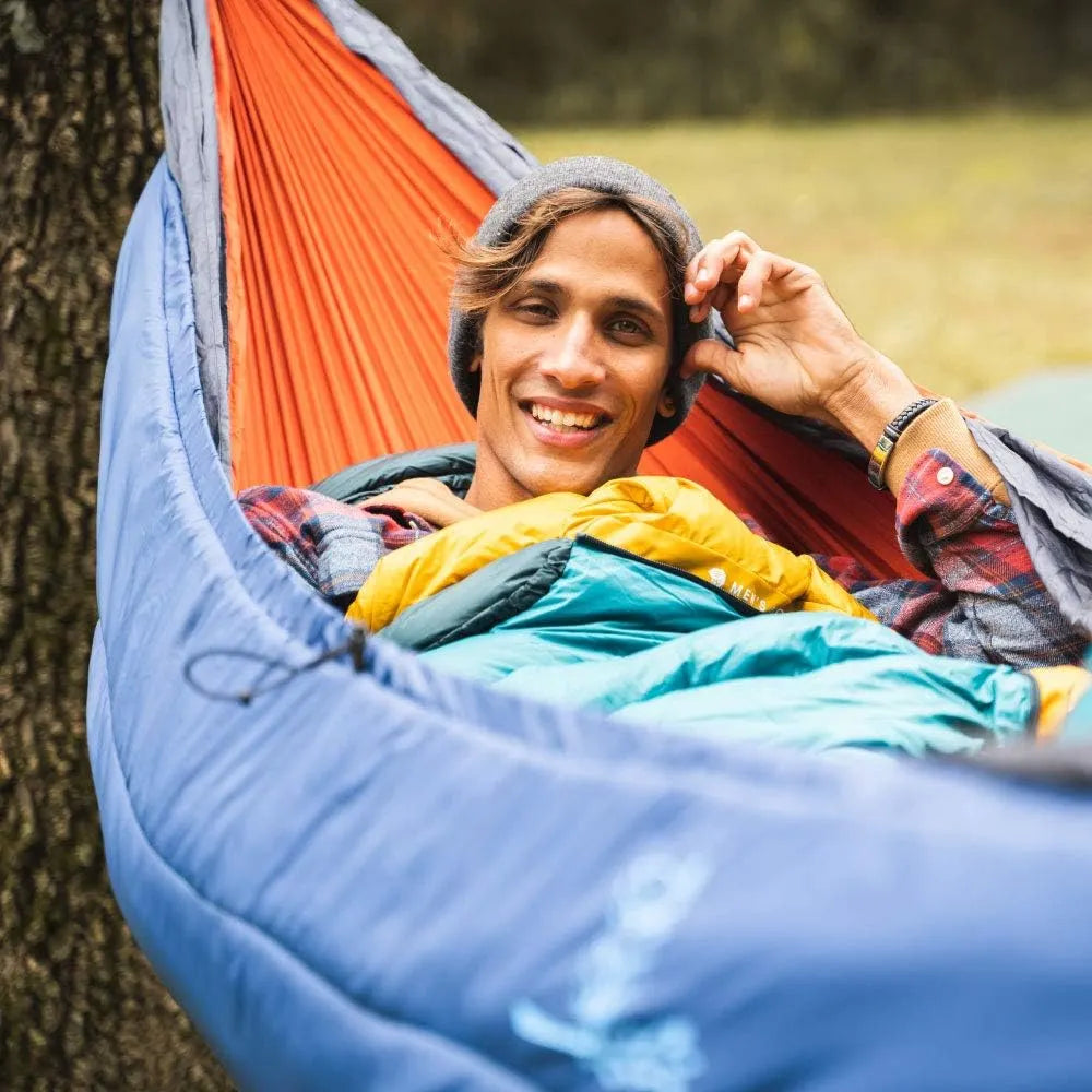 Wise Owl Outfitters Hammock Underquilt â?Insulated Camping Quilt for Warm Sleeping â?Fits Under Hammocks â?Ultralight, Water-Resistant & Packable