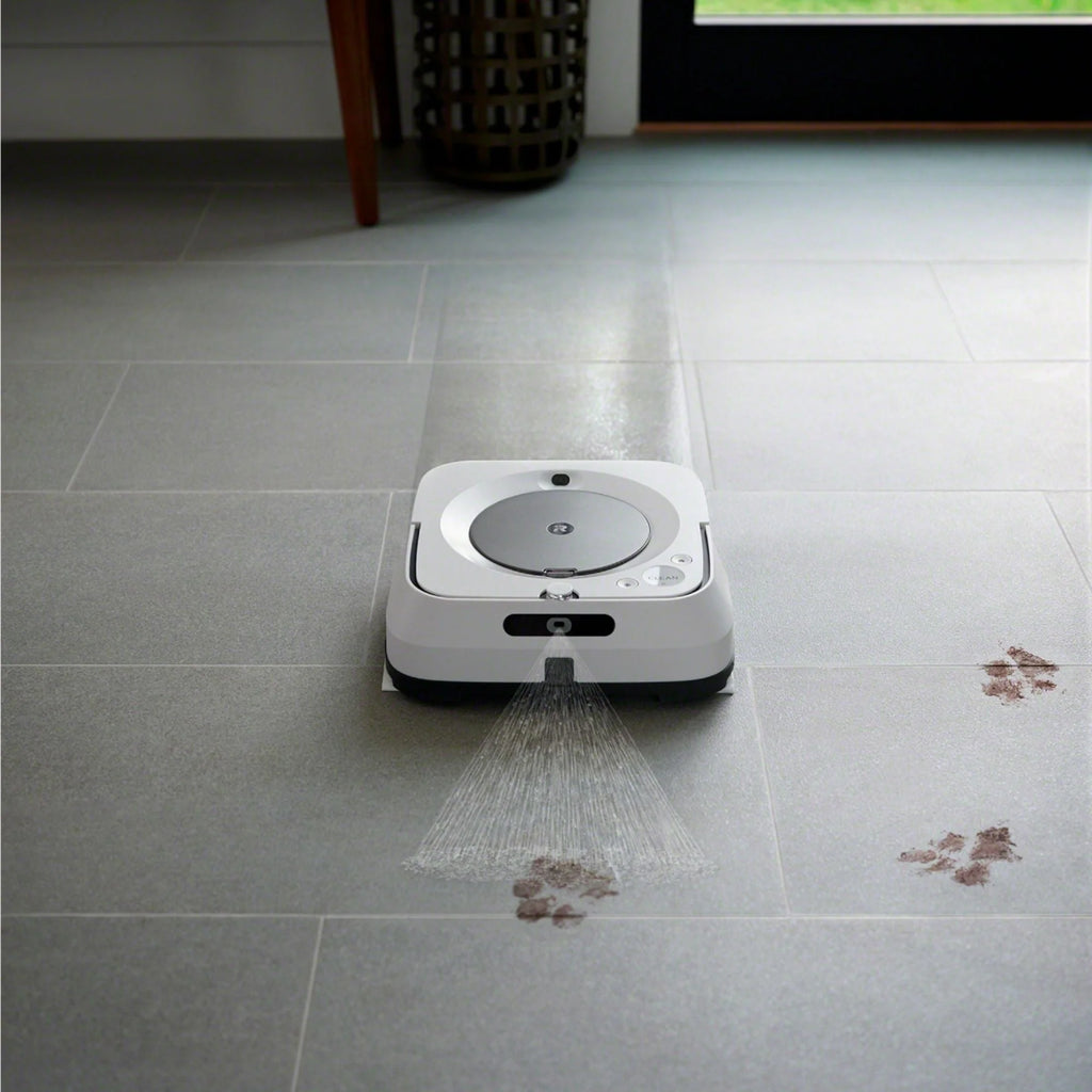 iRobot - Braava jet m6 Wi-Fi Connected Robot Mop - White