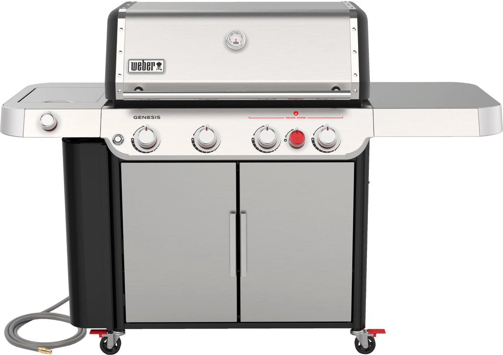 Weber - Genesis S-435 Natural Gas Grill - Stainless Steel