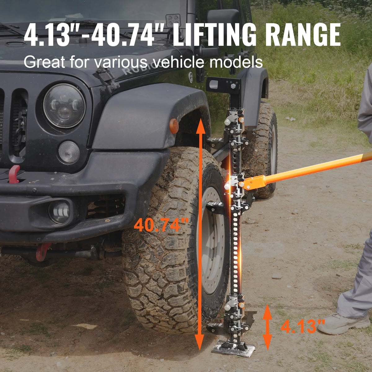 SKYSHALO 48 Off Road Farm Jack Hoist 7000 lbs High Lift Tractor Vehicle's Winch