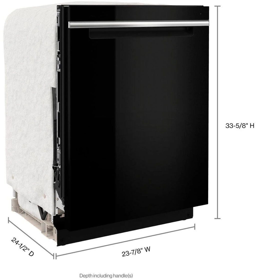 Whirlpool - 24 Top Control Built-In Dishwasher with Stainless Steel Tub, Large Capacity with Tall Top Rack, 50 dBA - Black