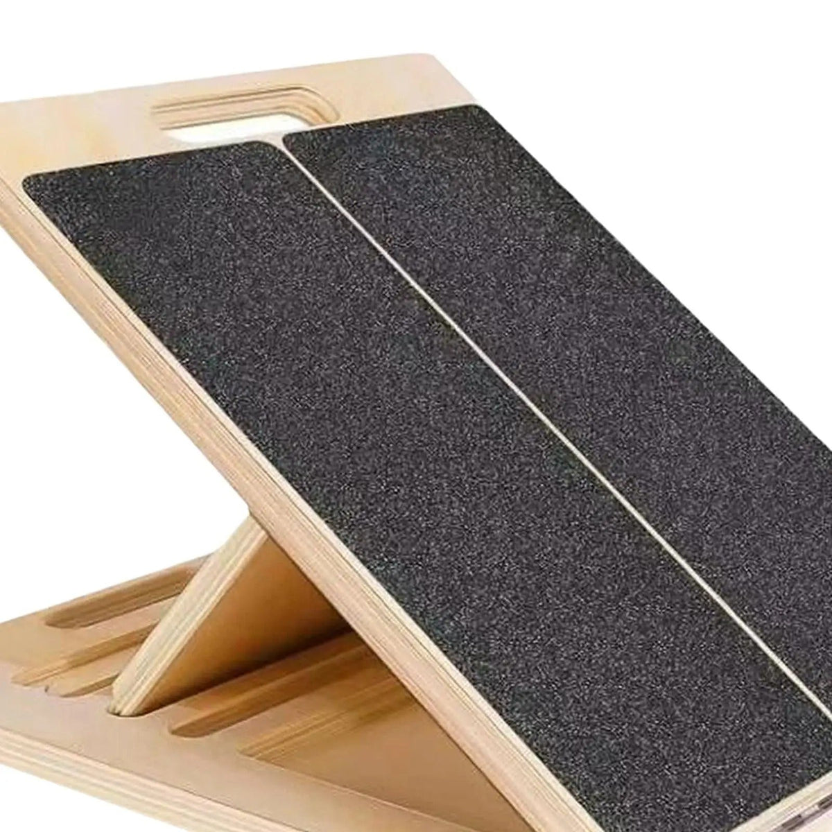 Adjustable Incline Calf Stretcher Board with Textured Grip and Foldable  Design