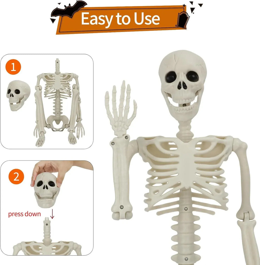 5 Pack Skeleton Halloween Decorations, 2 36 Decor with Style 1