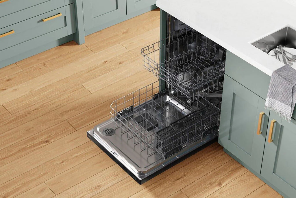 Whirlpool - 24 Top Control Built-In Dishwasher with Stainless Steel Tub, Large Capacity with Tall Top Rack, 50 dBA - Black