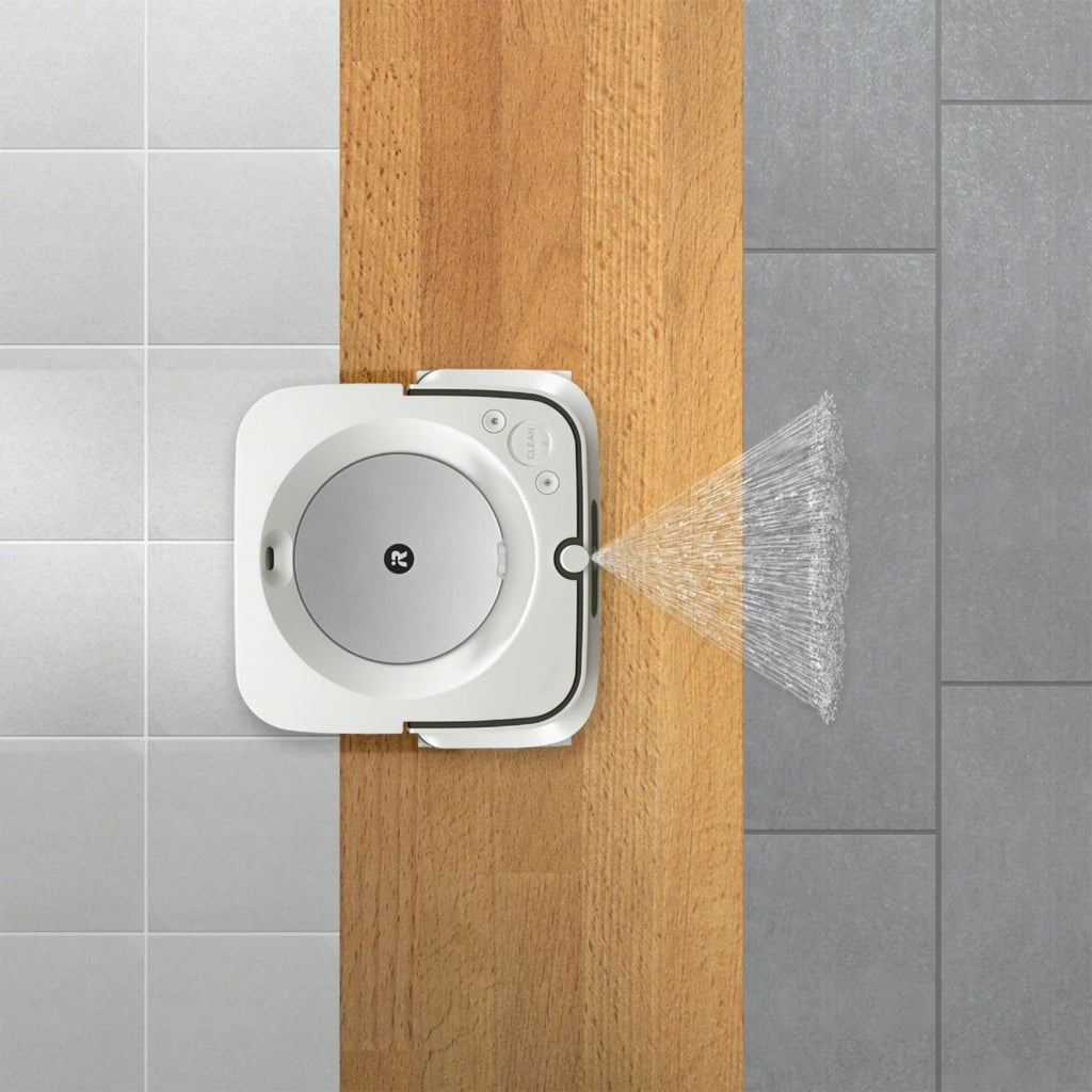 iRobot - Braava jet m6 Wi-Fi Connected Robot Mop - White