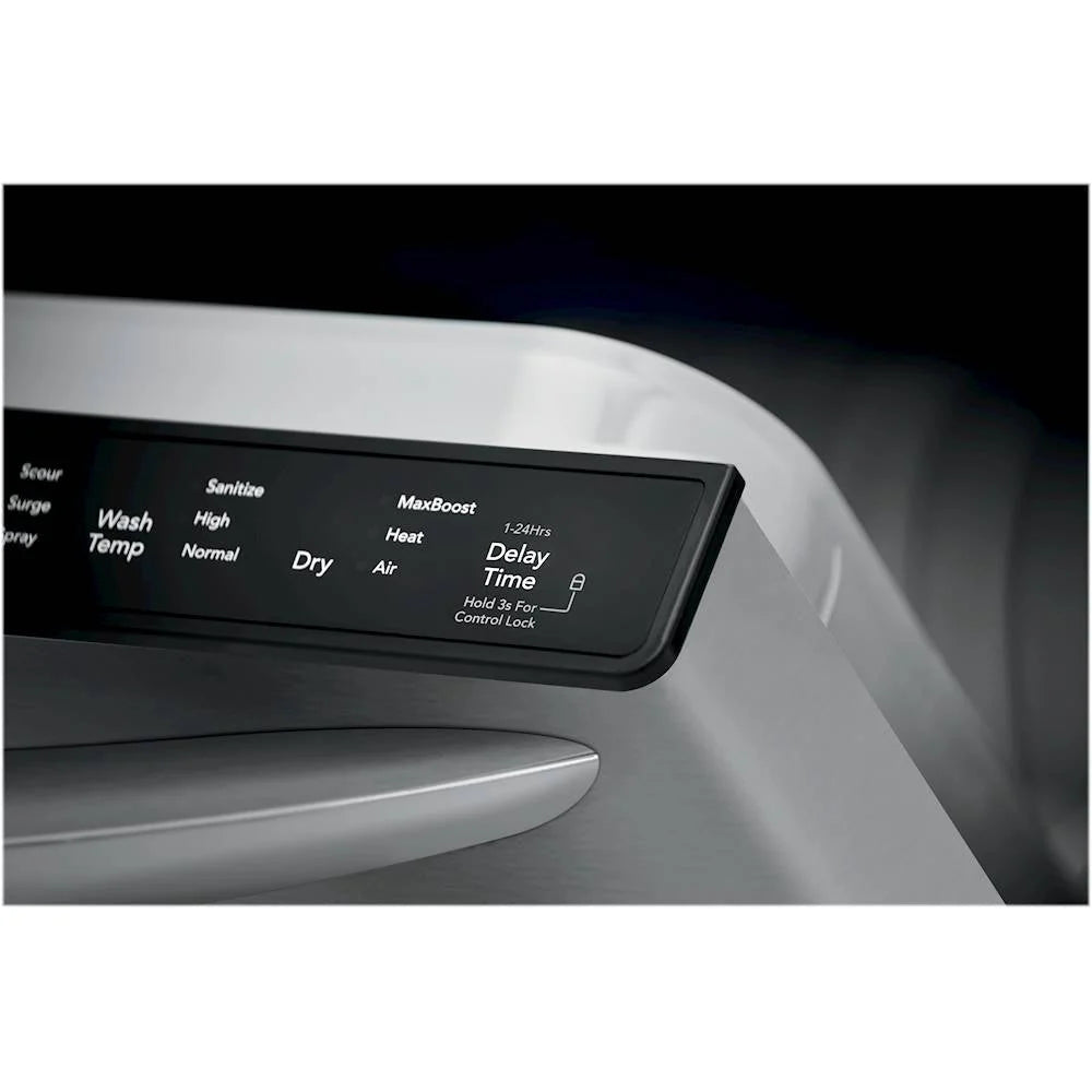 Frigidaire - Gallery 24 Compact Top Control Built-In Dishwasher with 49 dBa - Stainless steel