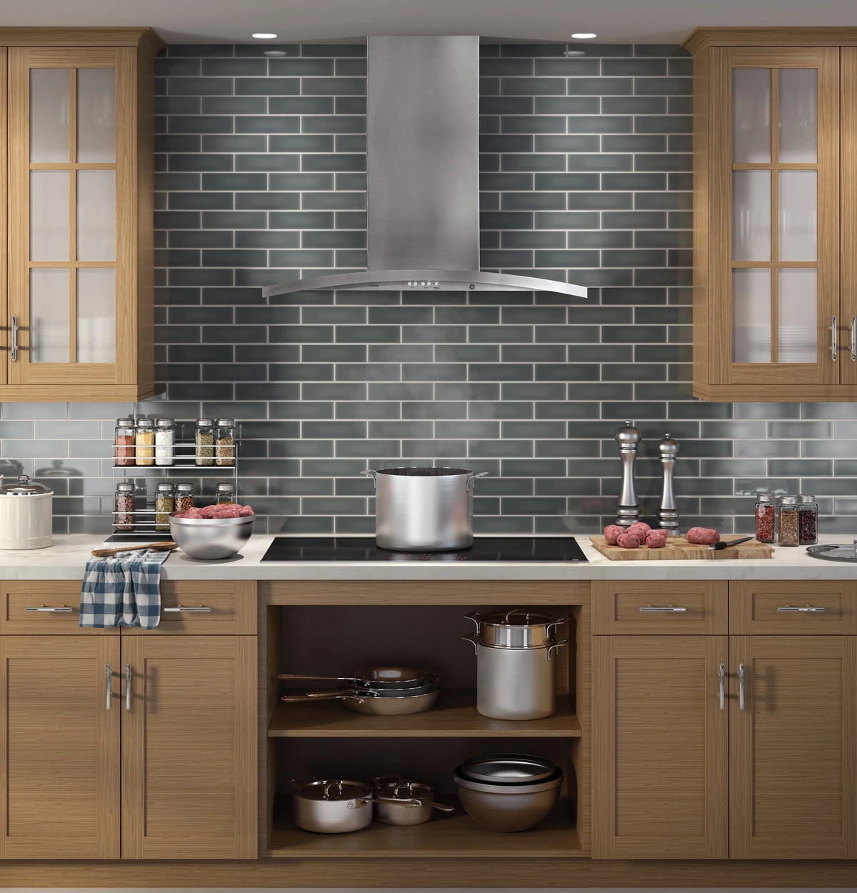GE Profile - Designer 36 Convertible Range Hood - Stainless steel