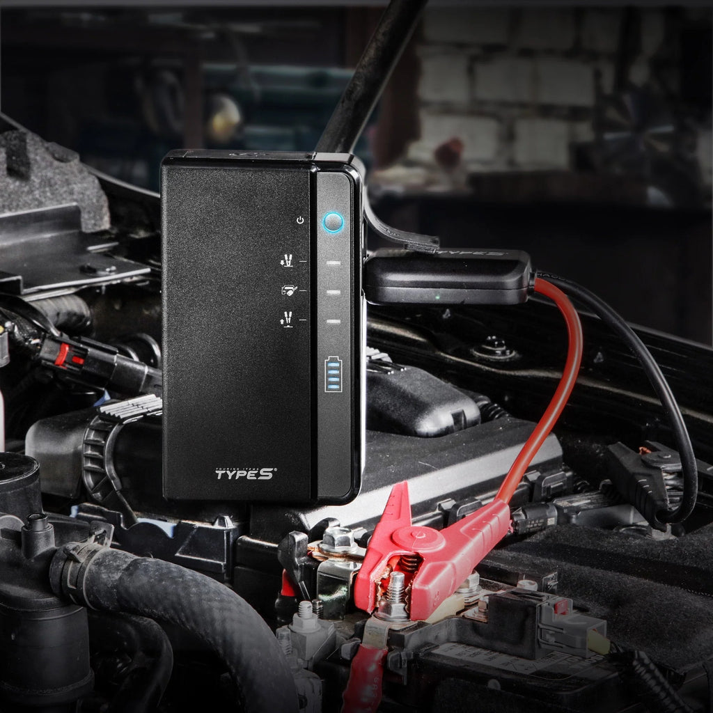 Portable Jump Starter & Power Bank with Emergency Multimode Floodlight