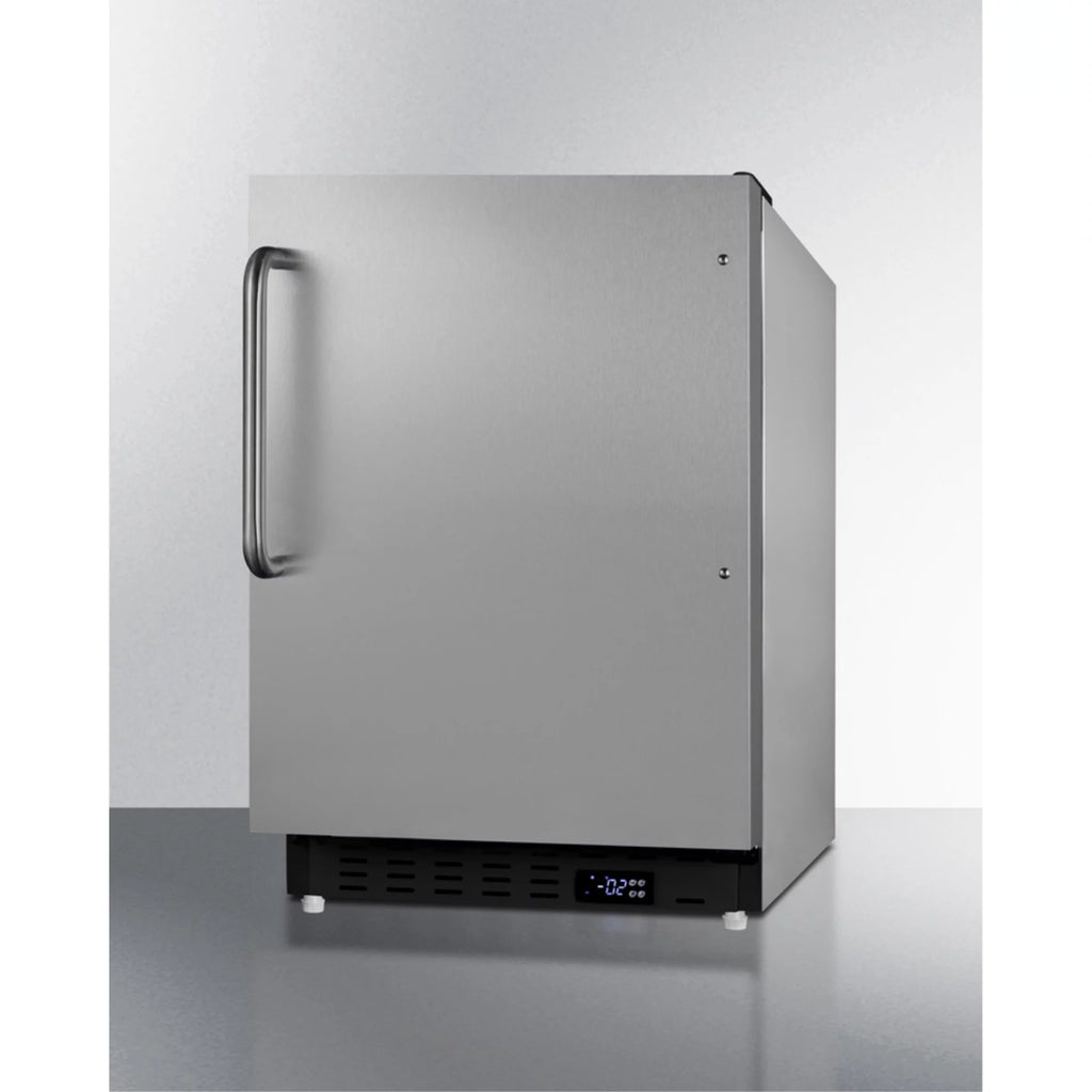 Summit ALFZ37BCSS 20 in. Built-In All-Freezer, Stainless Steel - 25 in.
