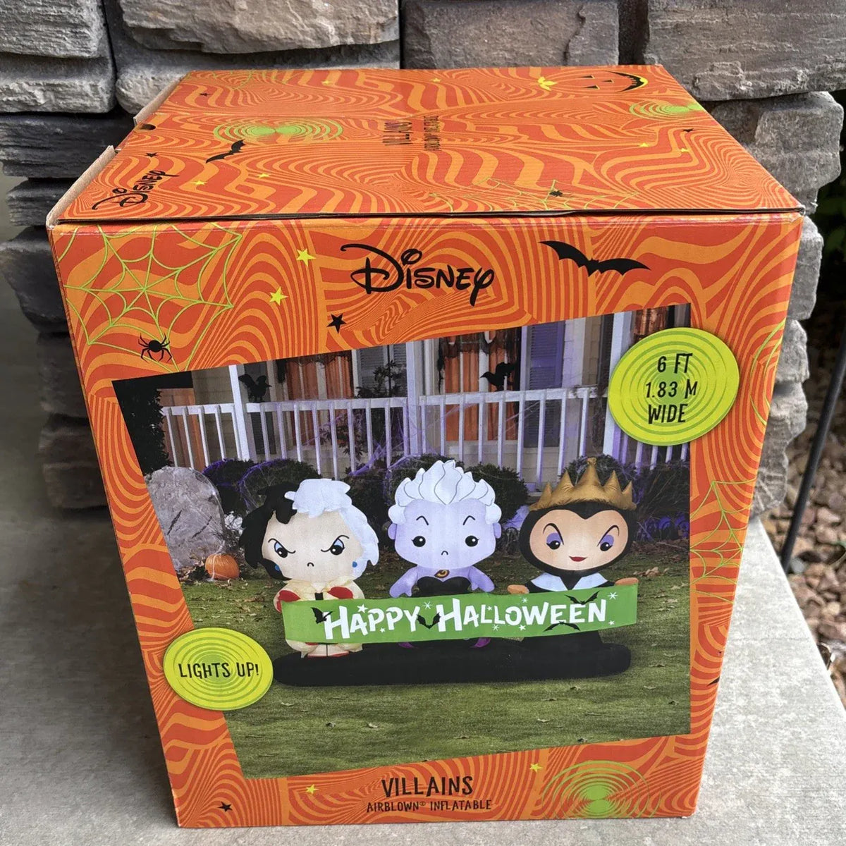 6' Disney Villains Halloween LED Lighted Airblown Outdoor Yard Decor Maleficent