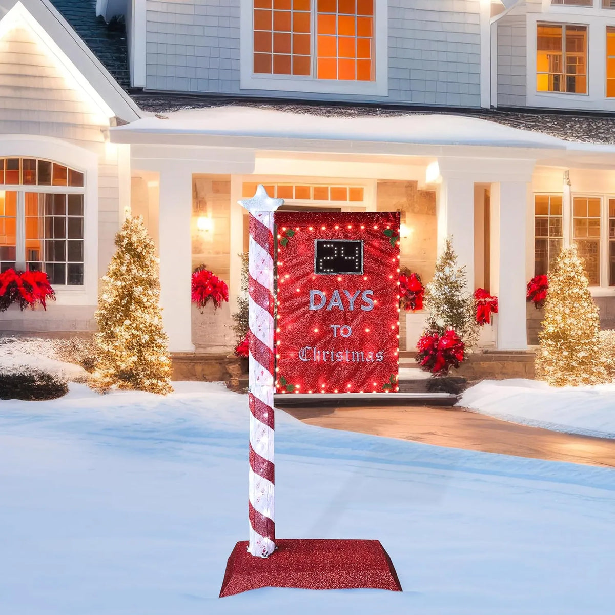 5FT Lighted Nutcracker with Candy Cane for Christmas Decoration, 3D Pre-Lit Iridescent Soldier Xmas Decor with 100 Warm White Lights, Glittered Standing Holiday Display for Outdoor, Indoor