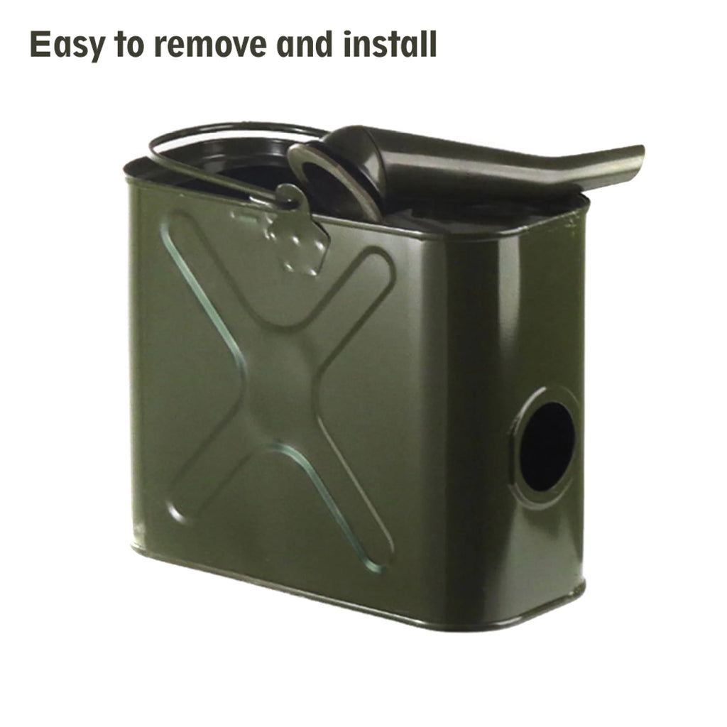 EUBUY 15L Metal Jerry Can with Handle for Water Petrol Oil Water