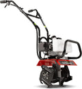 Earthquake 31635 MC33 Mini Tiller Cultivator, Powerful 33cc 2-Cycle Viper Engine, Gear Drive Transmission, Height Adjustable Wheels, 5 Year Warranty,Red